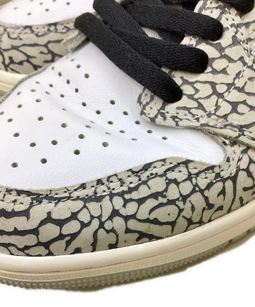 NIKE（ナイキ）NIKE (ナイキ) AIR JORDAN 1 RETRO HIGH OG グレー×ホワイト サイズ:27㎝の古着・服飾アイテム