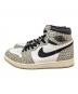 NIKE (ナイキ) AIR JORDAN 1 RETRO HIGH OG グレー×ホワイト サイズ:27㎝：10000円