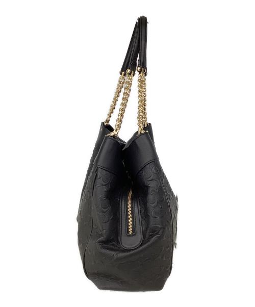COACH（コーチ）COACH (コーチ) コーチ/F49336/ハンドバッグ ブラック×ゴールドの古着・服飾アイテム