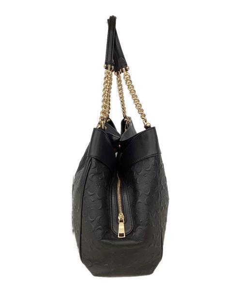 COACH（コーチ）COACH (コーチ) コーチ/F49336/ハンドバッグ ブラック×ゴールドの古着・服飾アイテム