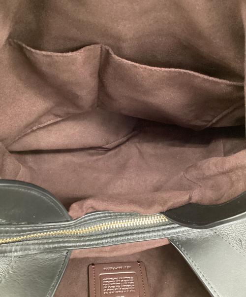 COACH（コーチ）COACH (コーチ) コーチ/F49336/ハンドバッグ ブラック×ゴールドの古着・服飾アイテム