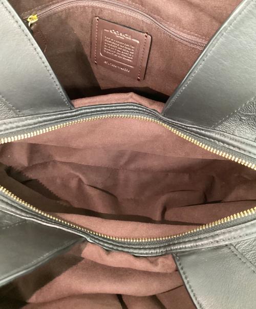 COACH（コーチ）COACH (コーチ) コーチ/F49336/ハンドバッグ ブラック×ゴールドの古着・服飾アイテム