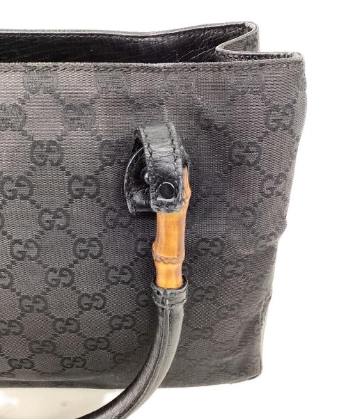 GUCCI（グッチ）GUCCI (グッチ) グッチ/バンブー/112526/ハンドバッグ ブラックの古着・服飾アイテム