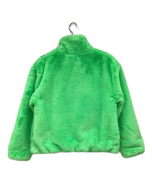 NIKE（ナイキ）NIKE (ナイキ) FAUX FUR JACKET グリーン サイズ:Mの古着・服飾アイテム