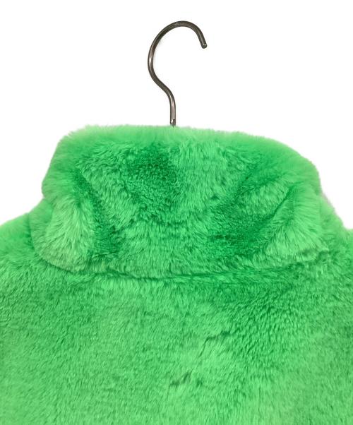 NIKE（ナイキ）NIKE (ナイキ) FAUX FUR JACKET グリーン サイズ:Mの古着・服飾アイテム
