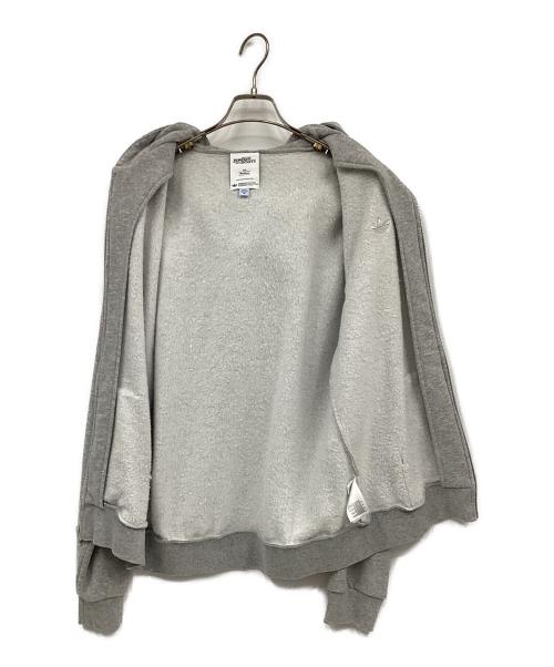 adidas（アディダス）adidas (アディダス) JEREMY SCOTT (ジェレミー スコット) ジップパーカー グレー サイズ:Mの古着・服飾アイテム
