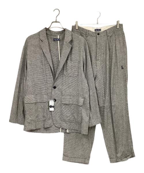 NAUTICA（ノーティカ）NAUTICA (ノーティカ) リネン混セットアップ グレー サイズ:L 未使用品の古着・服飾アイテム