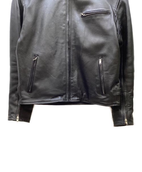 Rookie（ルーキー）Rookie (ルーキー) レザージャケット ブラック サイズ:3Lの古着・服飾アイテム