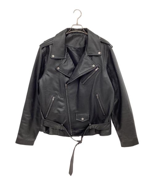 URBAN BARON（アーバンバロン）URBAN BARON (アーバンバロン) レザーライダースジャケット ブラック サイズ:3XLの古着・服飾アイテム