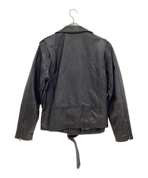 URBAN BARON（アーバンバロン）URBAN BARON (アーバンバロン) レザーライダースジャケット ブラック サイズ:3XLの古着・服飾アイテム