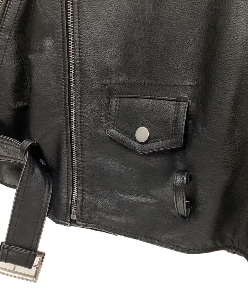 URBAN BARON（アーバンバロン）URBAN BARON (アーバンバロン) レザーライダースジャケット ブラック サイズ:3XLの古着・服飾アイテム