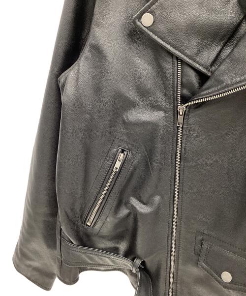 URBAN BARON（アーバンバロン）URBAN BARON (アーバンバロン) レザーライダースジャケット ブラック サイズ:3XLの古着・服飾アイテム