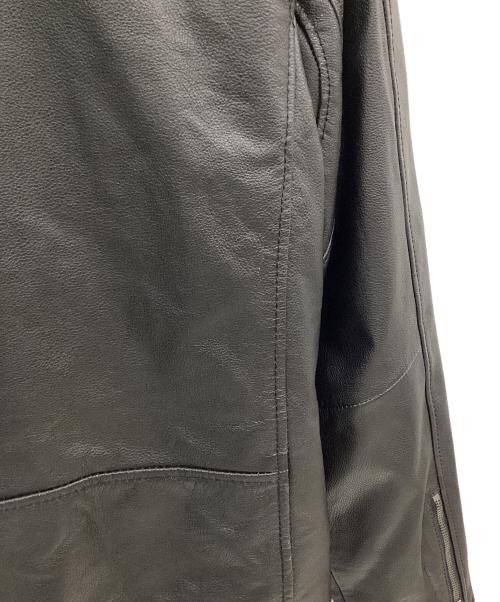 URBAN BARON（アーバンバロン）URBAN BARON (アーバンバロン) レザーライダースジャケット ブラック サイズ:3XLの古着・服飾アイテム