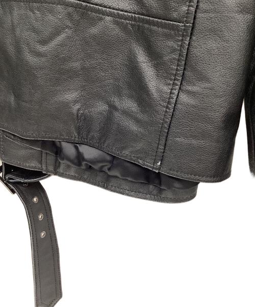 URBAN BARON（アーバンバロン）URBAN BARON (アーバンバロン) レザーライダースジャケット ブラック サイズ:3XLの古着・服飾アイテム
