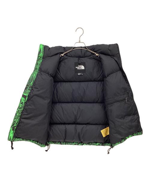 THE NORTH FACE（ザ ノース フェイス）THE NORTH FACE (ザ ノース フェイス) ダウンベスト グリーン×ブラック サイズ:Mの古着・服飾アイテム