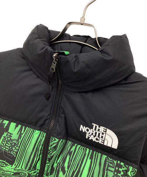 THE NORTH FACE（ザ ノース フェイス）THE NORTH FACE (ザ ノース フェイス) ダウンベスト グリーン×ブラック サイズ:Mの古着・服飾アイテム