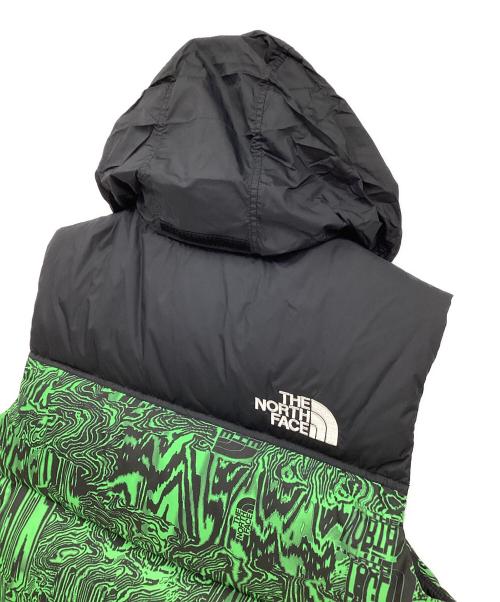 THE NORTH FACE（ザ ノース フェイス）THE NORTH FACE (ザ ノース フェイス) ダウンベスト グリーン×ブラック サイズ:Mの古着・服飾アイテム