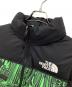 中古・古着 THE NORTH FACE (ザ ノース フェイス) ダウンベスト グリーン×ブラック サイズ:M：13000円