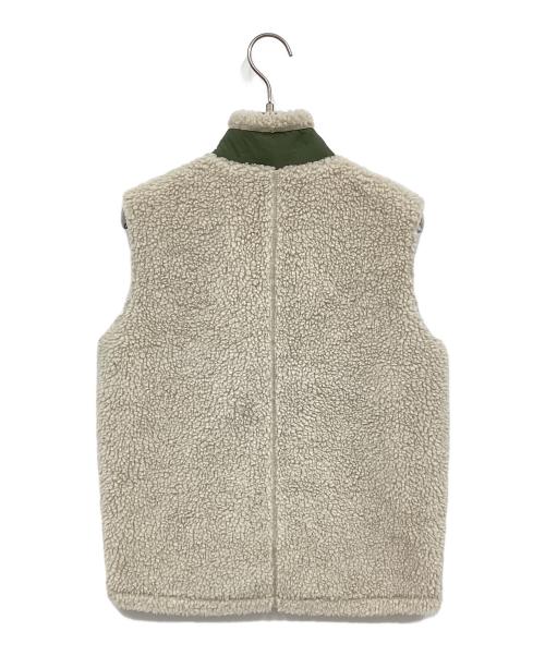 Patagonia（パタゴニア）Patagonia (パタゴニア) レトロXベスト ベージュ×グリーン サイズ:XL(14)の古着・服飾アイテム