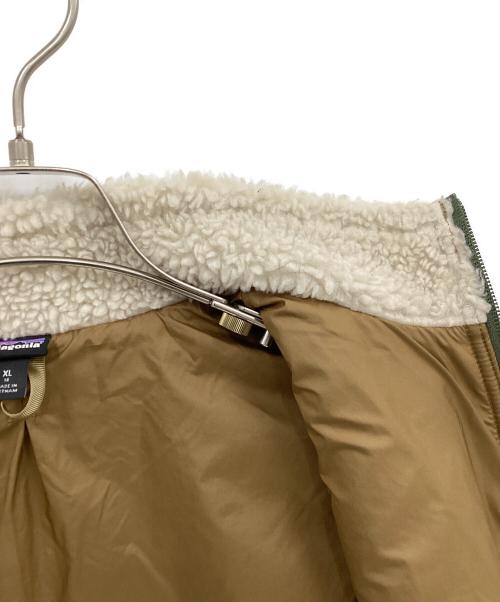 Patagonia（パタゴニア）Patagonia (パタゴニア) レトロXベスト ベージュ×グリーン サイズ:XL(14)の古着・服飾アイテム