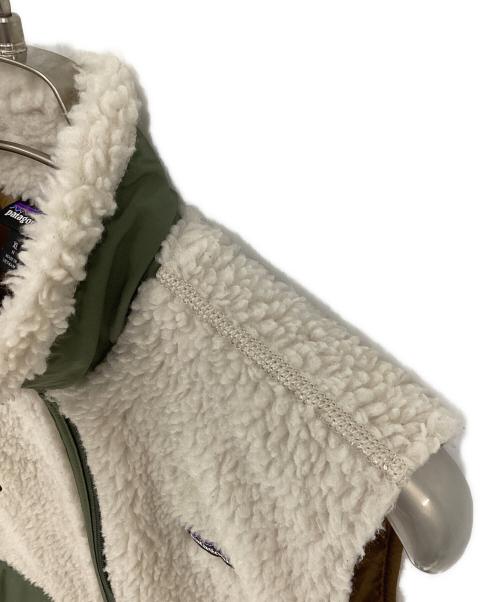 Patagonia（パタゴニア）Patagonia (パタゴニア) レトロXベスト ベージュ×グリーン サイズ:XL(14)の古着・服飾アイテム