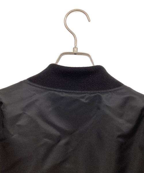 A BATHING APE（アベイシングエイプ）A BATHING APE (アベイシングエイプ) MA-1ジャケット ブラック×オレンジ サイズ:2XLの古着・服飾アイテム