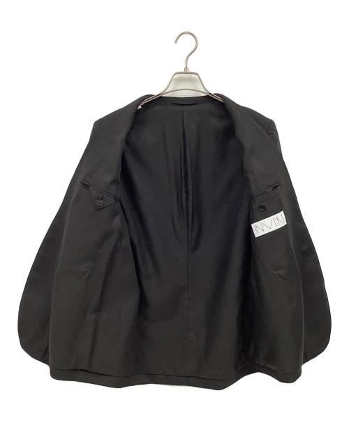 INVERT（インバート）INVERT (インバート) ノーカラージャケット ブラック サイズ:1の古着・服飾アイテム