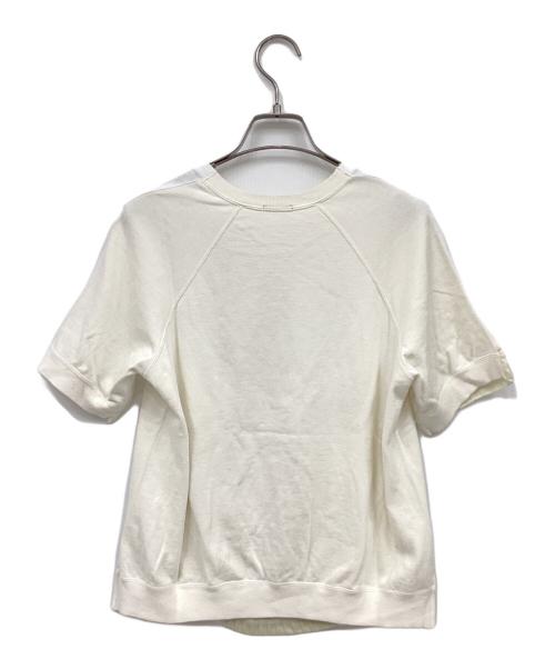 SueUNDERCOVER（スーアンダーカバー）SueUNDERCOVER (スーアンダーカバー) 半袖カットソー ホワイト×ベージュ サイズ:2の古着・服飾アイテム