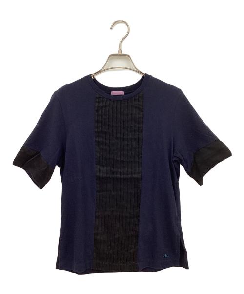 SueUNDERCOVER（スーアンダーカバー）SueUNDERCOVER (スーアンダーカバー) 半袖カットソー ネイビー サイズ:2の古着・服飾アイテム