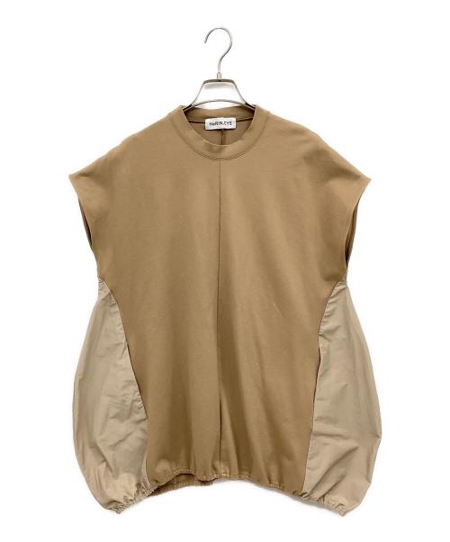 HeRIN.CYE（ヘリンドットサイ）HeRIN.CYE (ヘリンドットサイ) ノースリーブカットソー ベージュ サイズ:FREEの古着・服飾アイテム