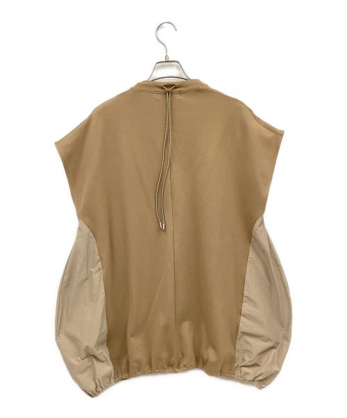 HeRIN.CYE（ヘリンドットサイ）HeRIN.CYE (ヘリンドットサイ) ノースリーブカットソー ベージュ サイズ:FREEの古着・服飾アイテム