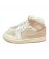 NIKE (ナイキ) Air Jordan 1 Mid SE Women's ピンク×ホワイト サイズ:24.5㎝ 未使用品：12000円