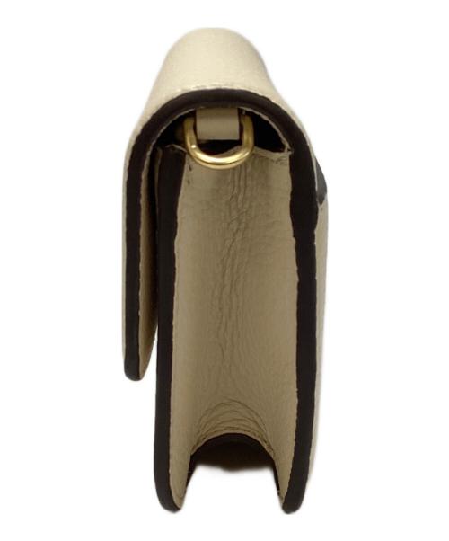 TORY BURCH（トリーバーチ）TORY BURCH (トリーバーチ) トリーバーチ/141012/チェーンショルダーバッグ ベージュ×ゴールドの古着・服飾アイテム