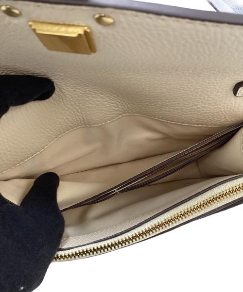 TORY BURCH（トリーバーチ）TORY BURCH (トリーバーチ) トリーバーチ/141012/チェーンショルダーバッグ ベージュ×ゴールドの古着・服飾アイテム