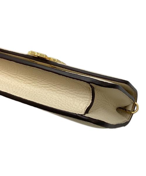 TORY BURCH（トリーバーチ）TORY BURCH (トリーバーチ) トリーバーチ/141012/チェーンショルダーバッグ ベージュ×ゴールドの古着・服飾アイテム