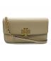 TORY BURCH（トリーバーチ）の古着「トリーバーチ/141012/チェーンショルダーバッグ」｜ベージュ×ゴールド