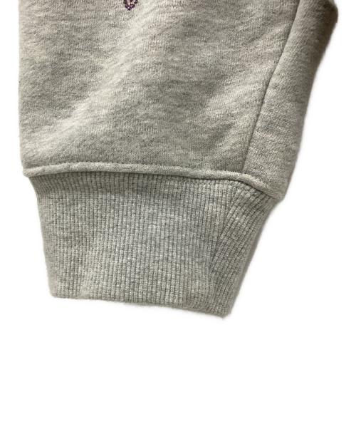 unknown（アンノウン）unknown (アンノウン) ジップアップパーカー グレー×パープル サイズ:Lの古着・服飾アイテム