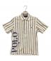 POLO RALPH LAUREN（ポロ・ラルフローレン）の古着「半袖シャツ」｜ホワイト×ベージュ