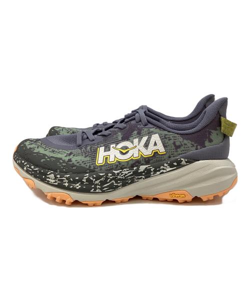 HOKA（ホカ）HOKA (ホカ) スピードゴート 6 レディース トレイルランニングシューズ  ライトグレー サイズ:24.5㎝の古着・服飾アイテム