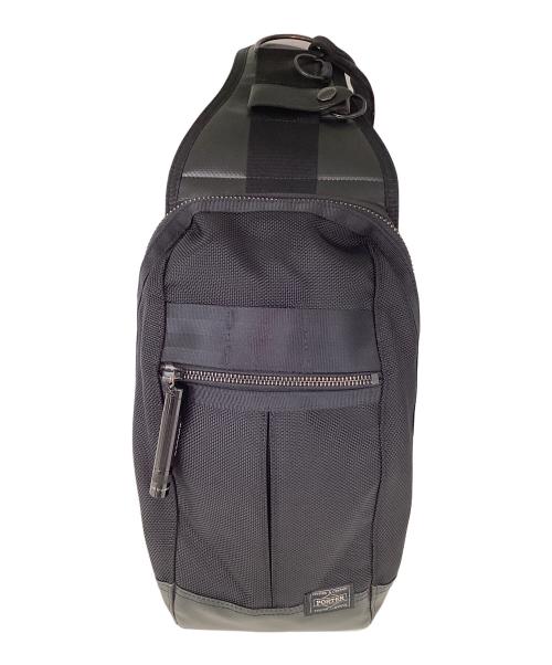 PORTER（ポーター）PORTER (ポーター) ポーター/HEAT/703-08000/スリングショルダーバッグ ブラックの古着・服飾アイテム
