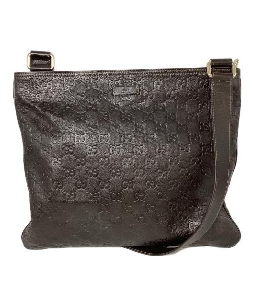 GUCCI（グッチ）GUCCI (グッチ) グッチ/グッチシマ/201446/ショルダーバッグ ダークブラウンの古着・服飾アイテム