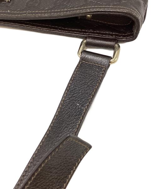 GUCCI（グッチ）GUCCI (グッチ) グッチ/グッチシマ/201446/ショルダーバッグ ダークブラウンの古着・服飾アイテム