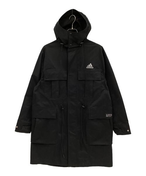 adidas（アディダス）adidas (アディダス) ロングコート ブラック サイズ:Lの古着・服飾アイテム
