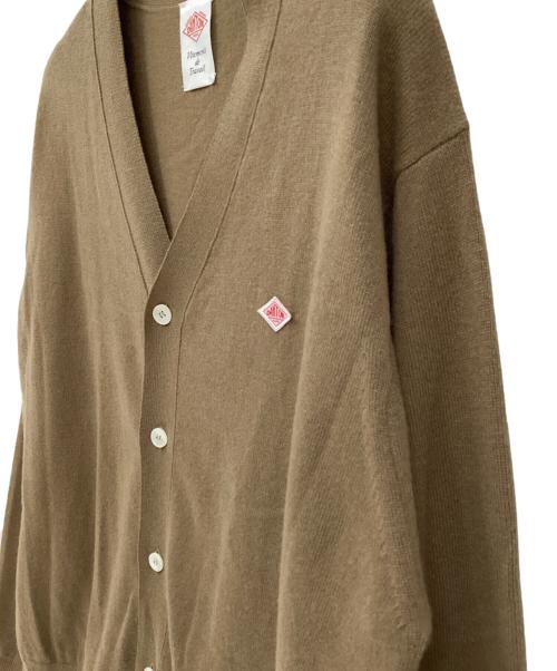DANTON（ダントン）DANTON (ダントン) ラムウールVネックカーディガン ブラウン サイズ:42の古着・服飾アイテム