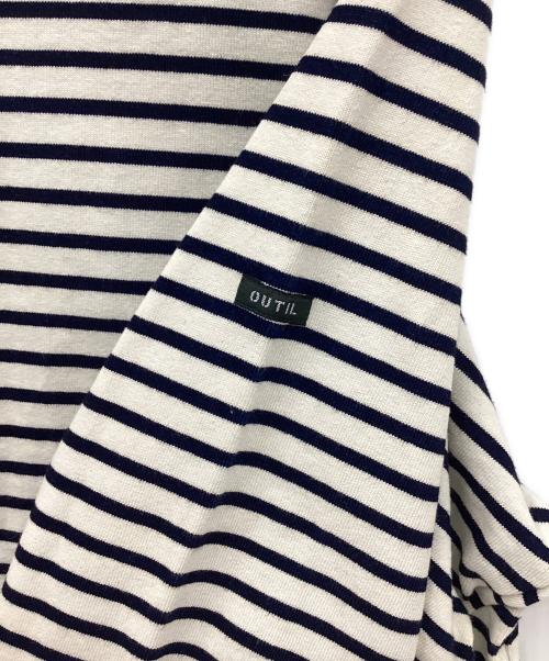 OUTIL（ウティ）OUTIL (ウティ) 長袖カットソー ネイビー×ホワイト サイズ:1の古着・服飾アイテム