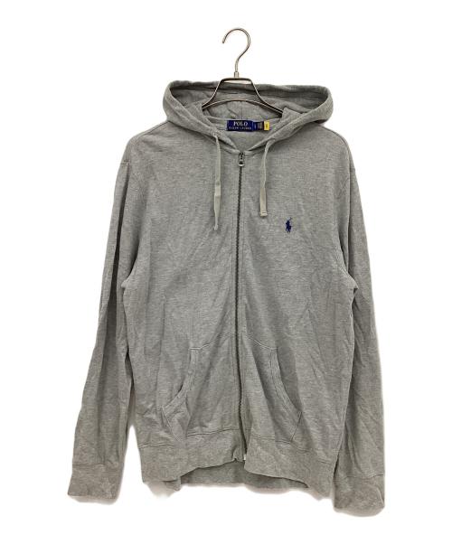 POLO RALPH LAUREN（ポロ・ラルフローレン）POLO RALPH LAUREN (ポロ・ラルフローレン) ジップパーカー グレー サイズ:Lの古着・服飾アイテム