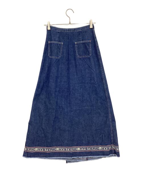 Hysteric Glamour（ヒステリックグラマー）Hysteric Glamour (ヒステリックグラマー) ラップスカート インディゴ サイズ:FREEの古着・服飾アイテム