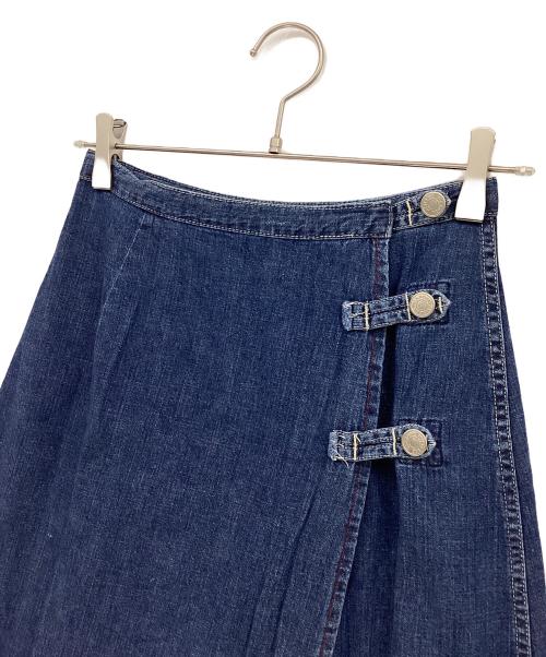 Hysteric Glamour（ヒステリックグラマー）Hysteric Glamour (ヒステリックグラマー) ラップスカート インディゴ サイズ:FREEの古着・服飾アイテム