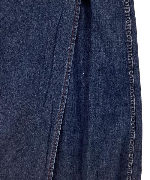 Hysteric Glamour（ヒステリックグラマー）Hysteric Glamour (ヒステリックグラマー) ラップスカート インディゴ サイズ:FREEの古着・服飾アイテム