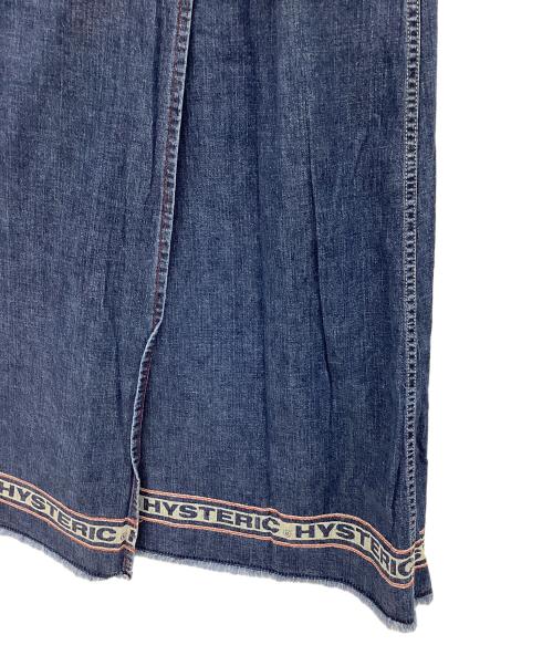 Hysteric Glamour（ヒステリックグラマー）Hysteric Glamour (ヒステリックグラマー) ラップスカート インディゴ サイズ:FREEの古着・服飾アイテム